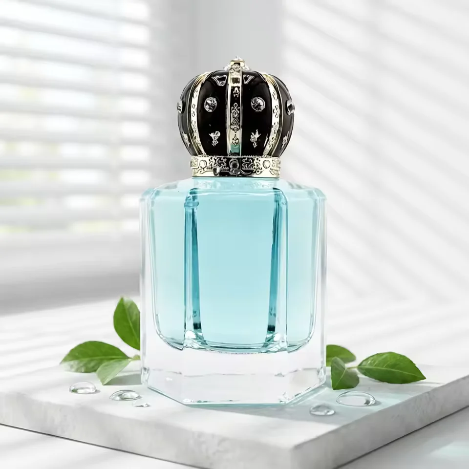 Luxury Glass Perfume Bottle Custom Label Empty Packaging with Polishing