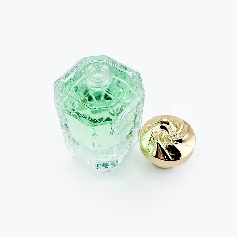 Clear Glass Perfume Bottle with Pump Sprayer