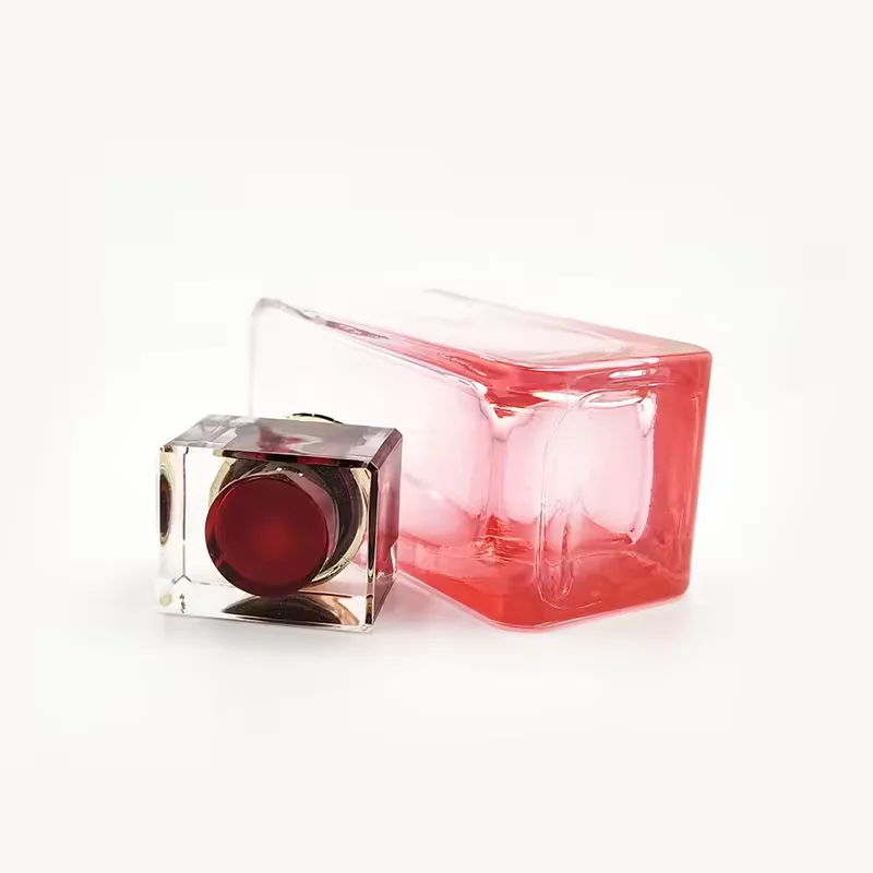 Gradient Rectangular Glass Perfume Bottle image 4