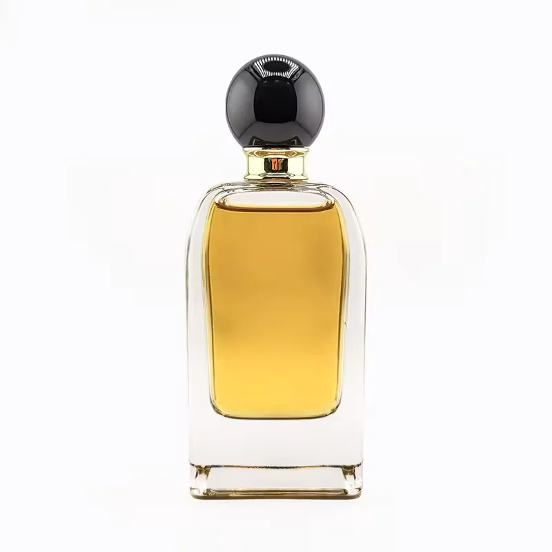 Black Square Glass Perfume Bottle