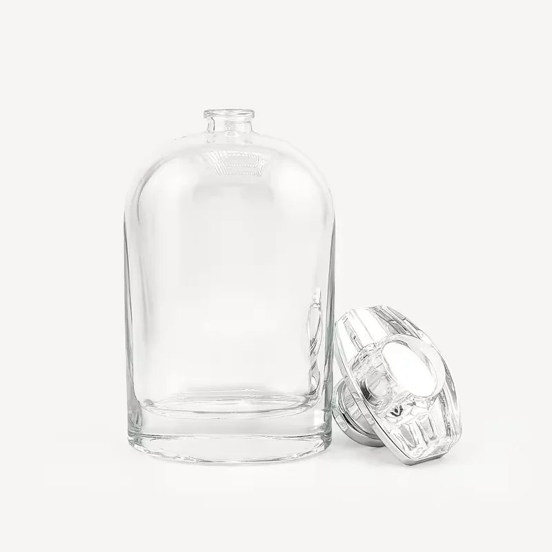 Clear Glass Perfume Bottle with Custom Logo