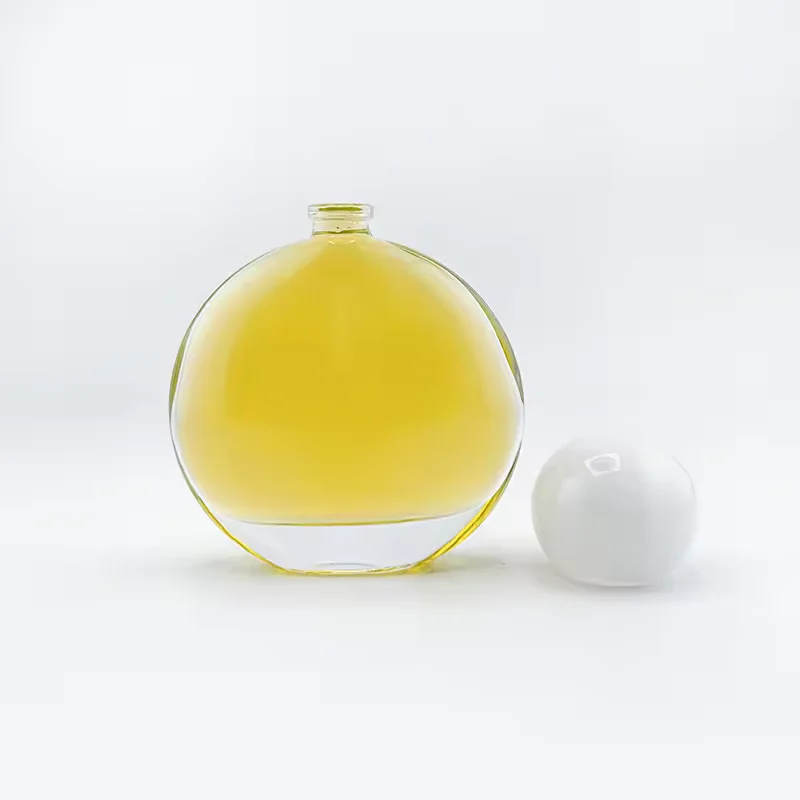 Round Glass Perfume Bottle