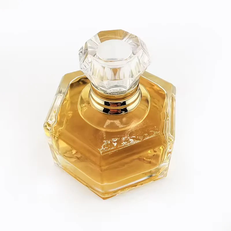 Cylindrical Glass Perfume Bottle