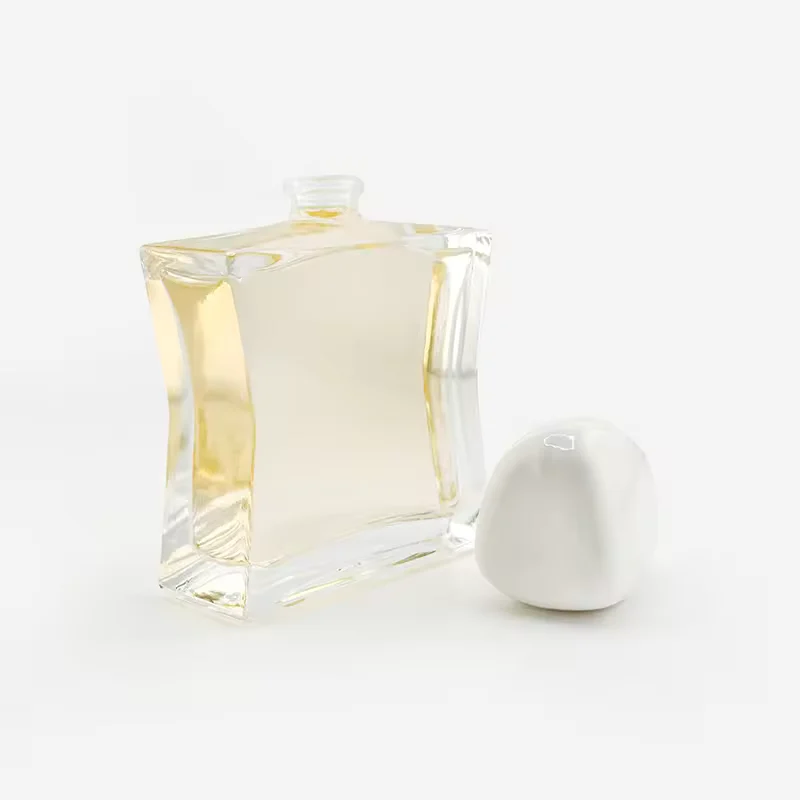Glass Perfume Bottle OEM Brand Parfum Bottle Unique Design With Box Empty