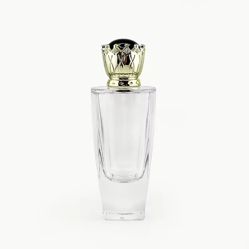 Clear Glass Perfume Bottle with Custom Logo
