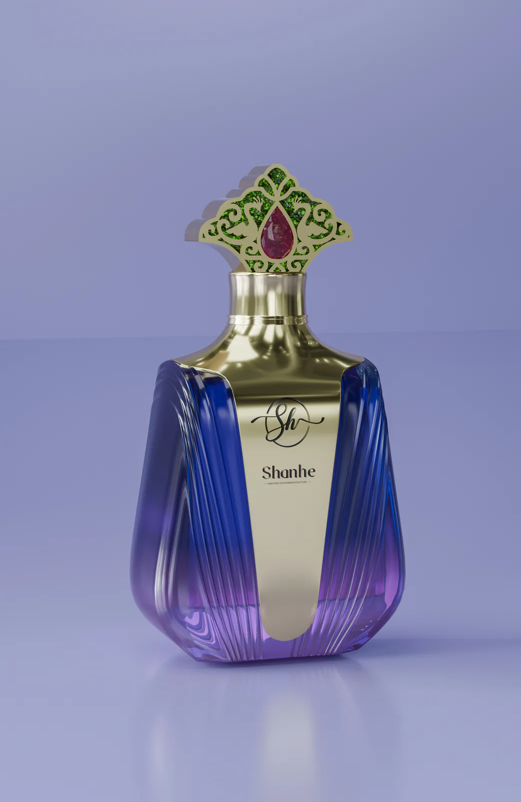 Ornamental Custom Fragrance Packaging Design for Niche Brands image 2