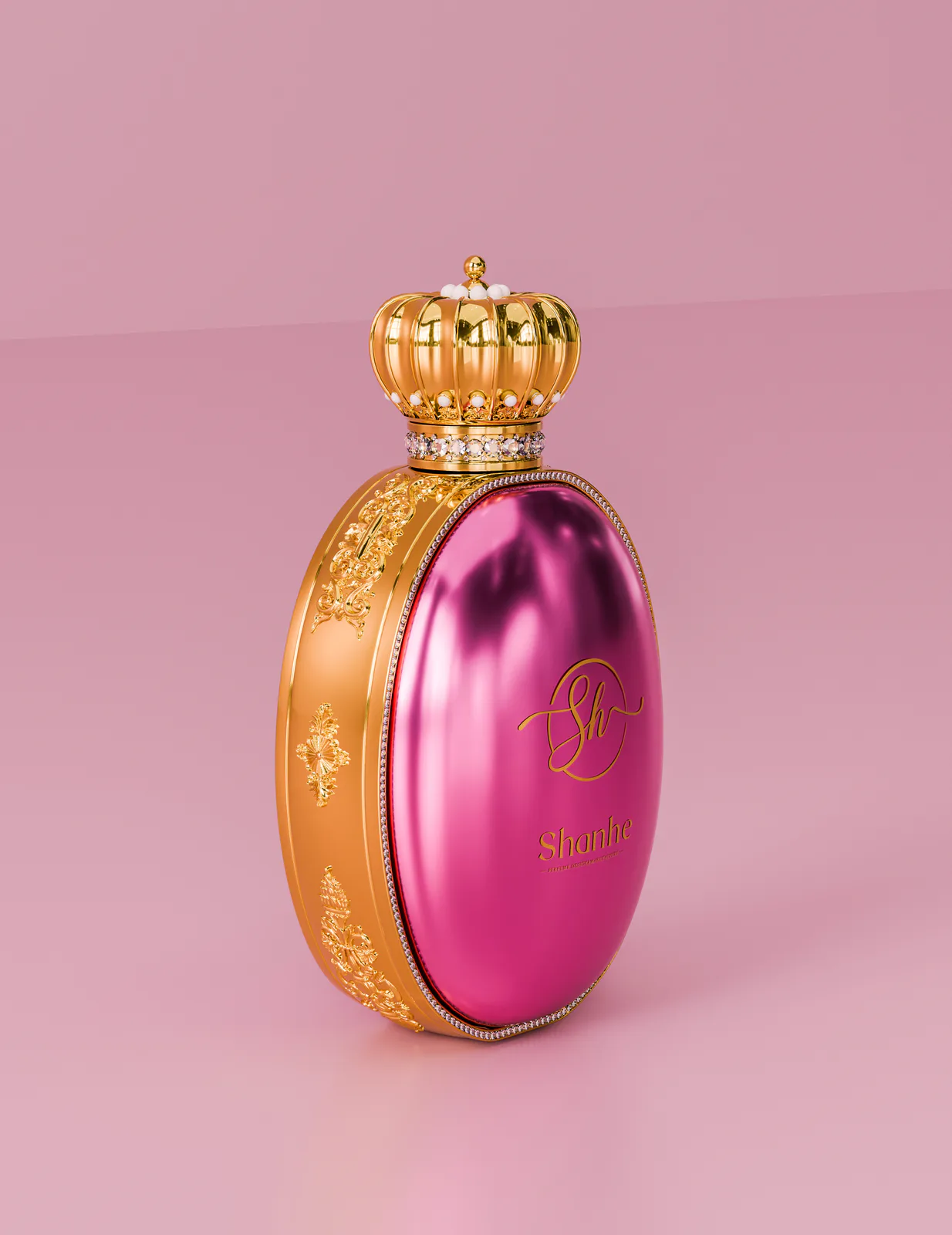 Luxury Glass Perfume Bottle Concept image 4