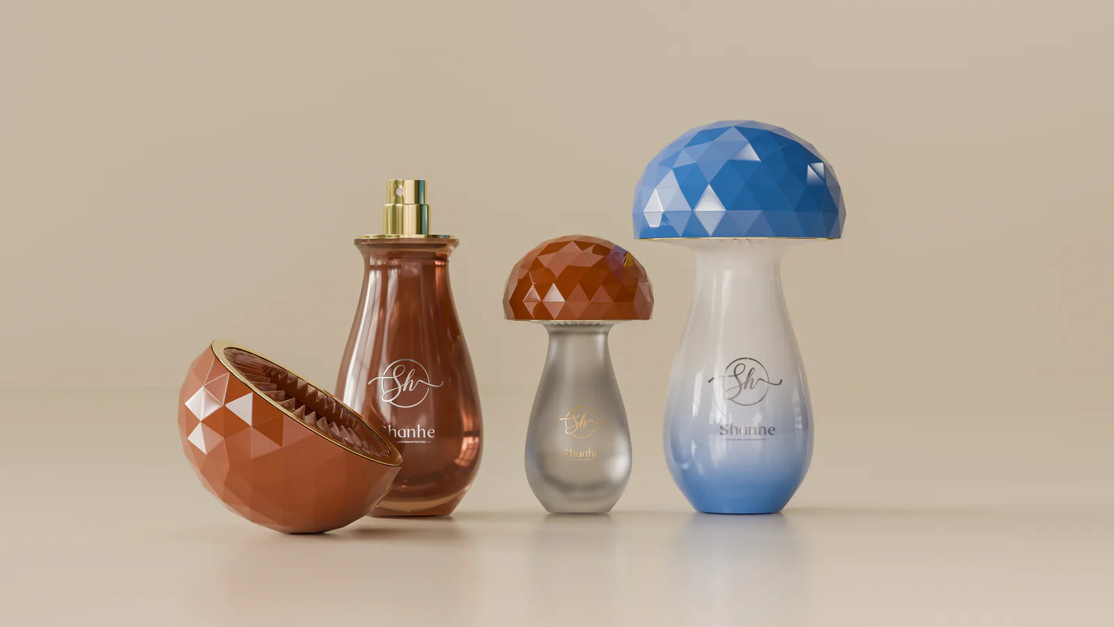 Ornamental Custom Perfume Packaging Design for Niche Brands