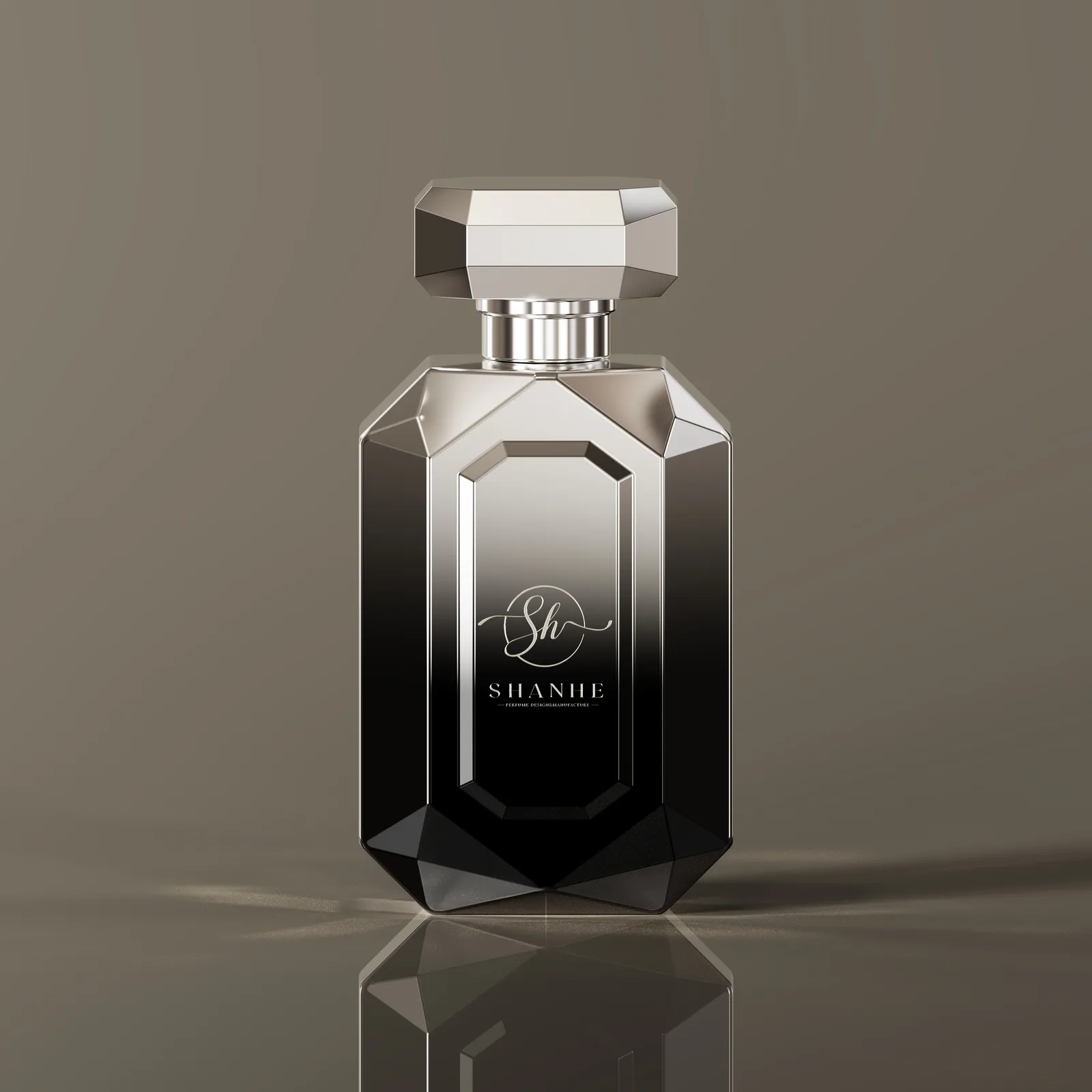 Minimalist Designer Fragrance Bottle Concept