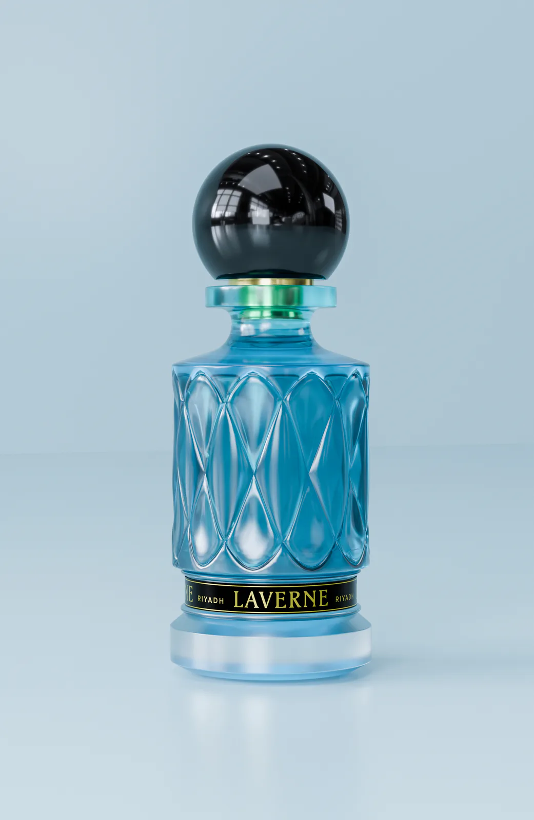Sculptural Glass Perfume Bottle Concept for Niche Brands