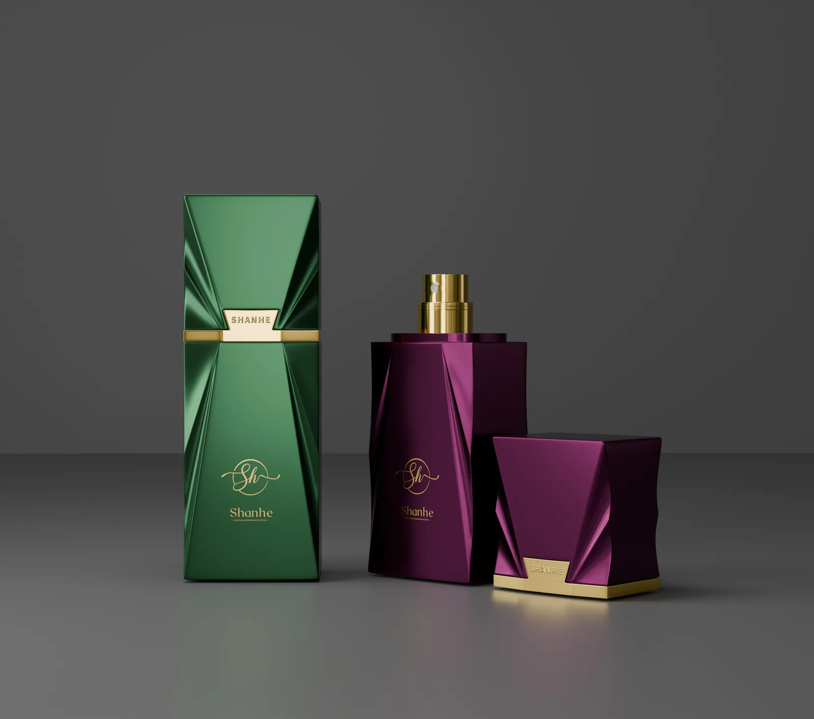 Artistic Custom Perfume Packaging Design image 3