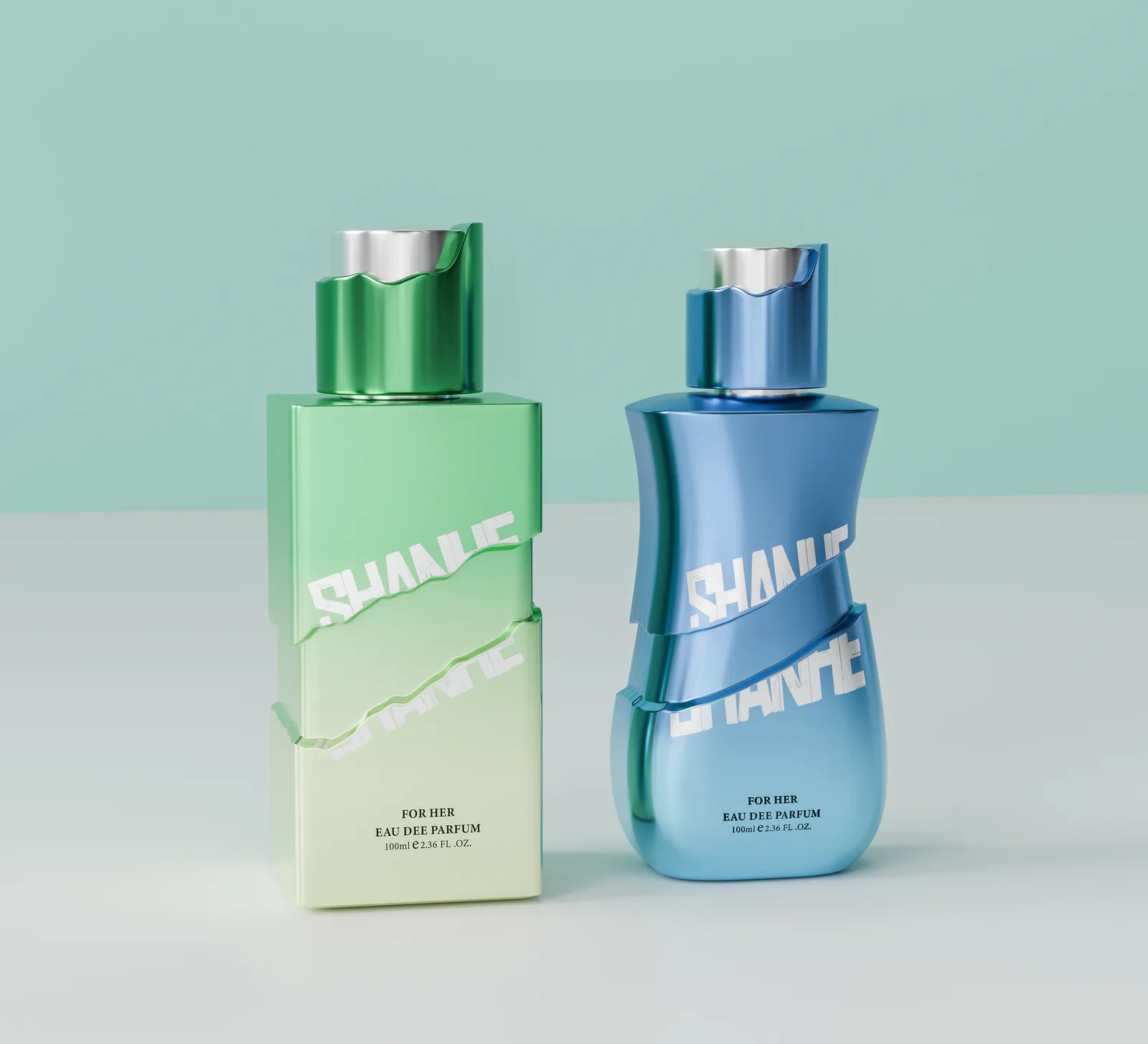 Minimalist Custom Perfume Packaging Design