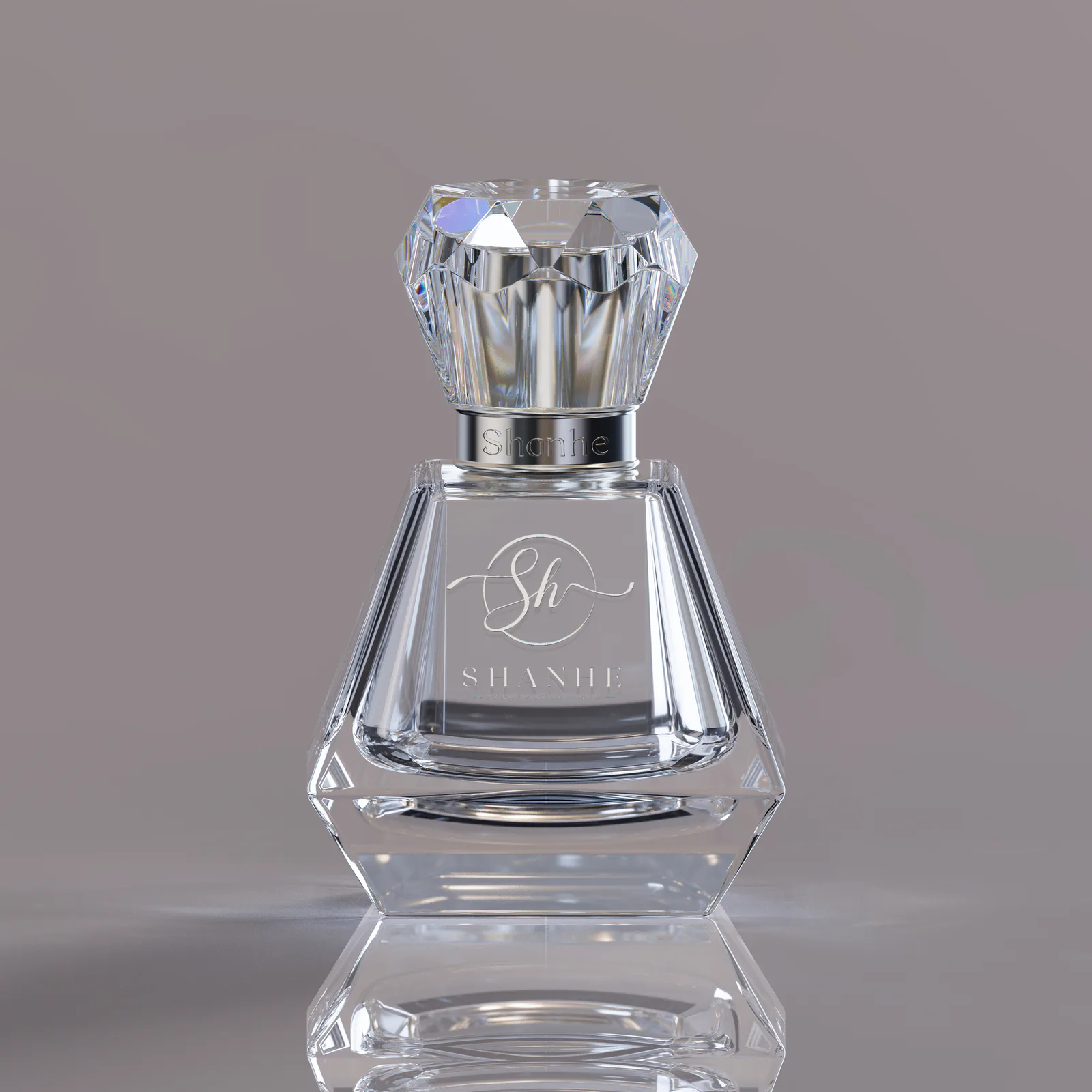 Modern Glass Perfume Bottle Concept