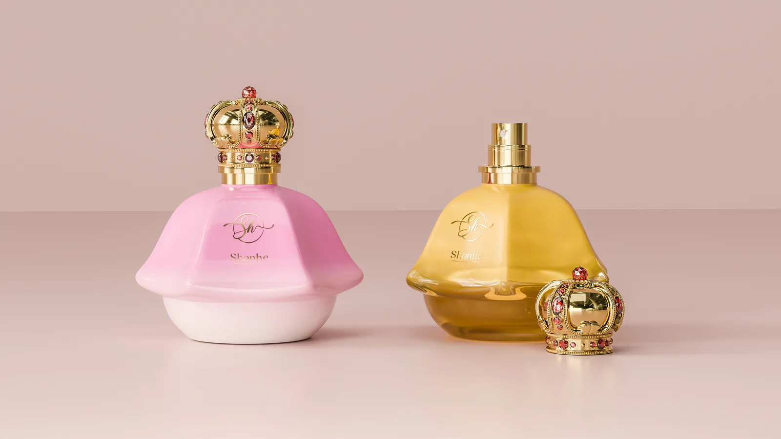 Signature Glass Perfume Bottle Concept