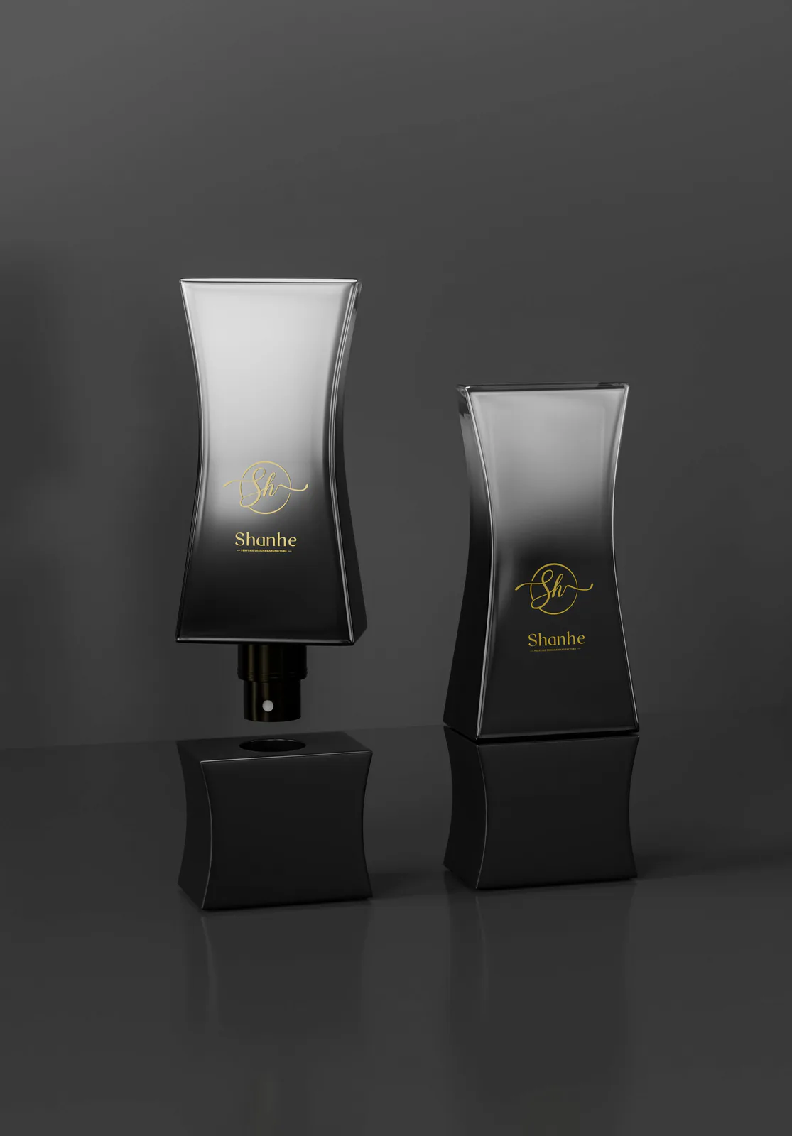 Sculptural Custom Perfume Bottle Design for Niche Brands
