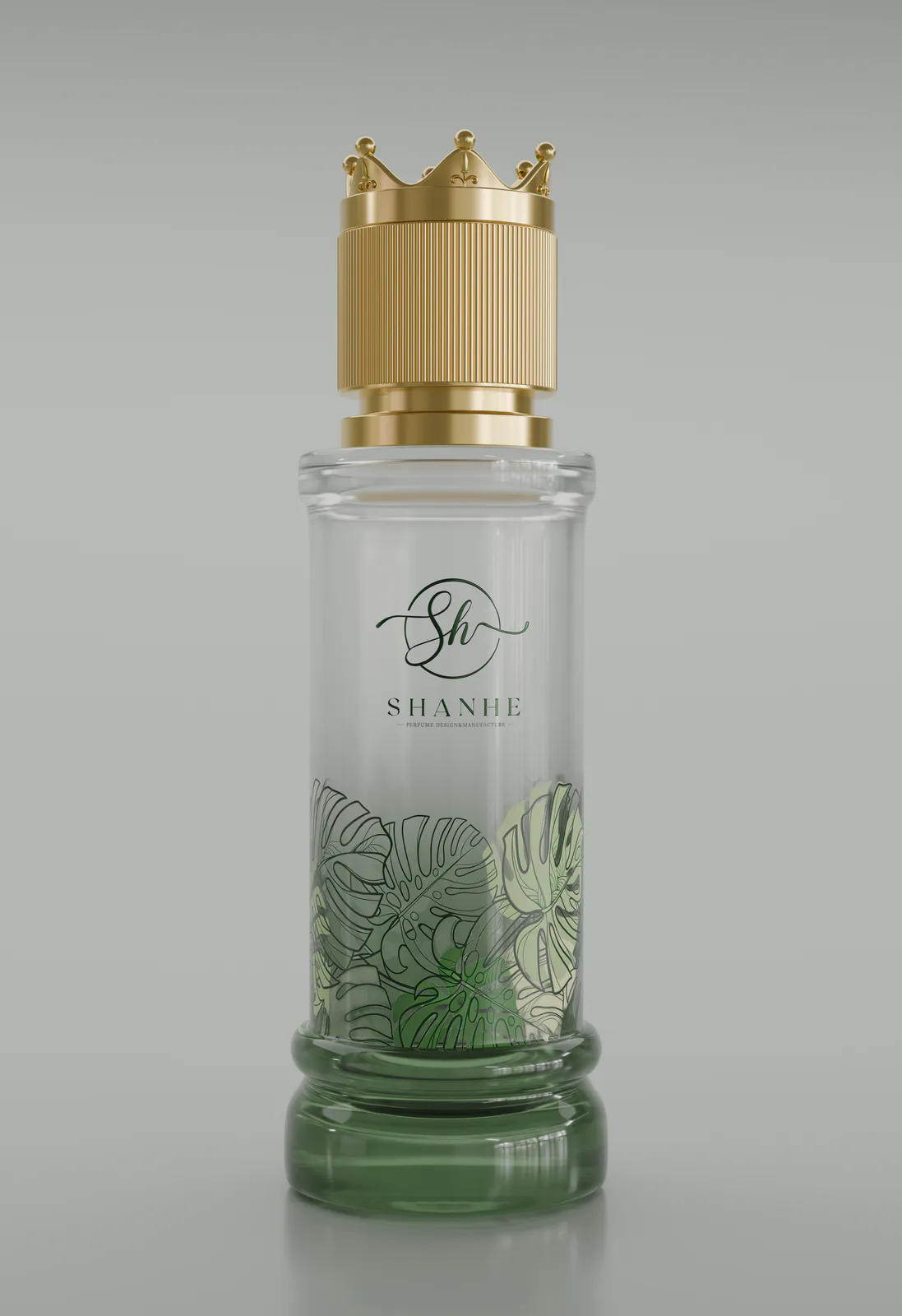 Premium Glass Perfume Bottle Concept