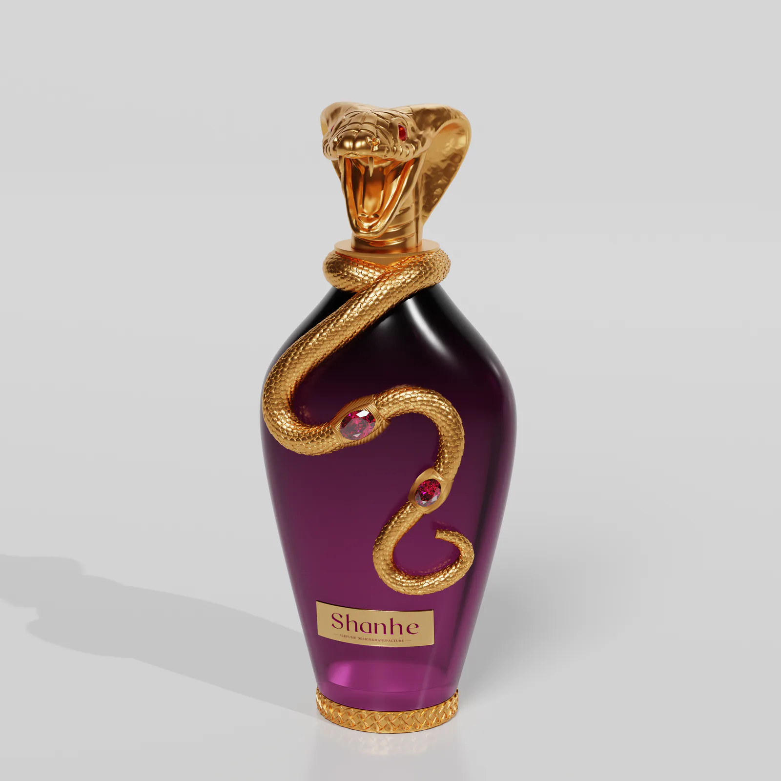 Sculptural Custom Perfume Bottle Design for Private Label Projects