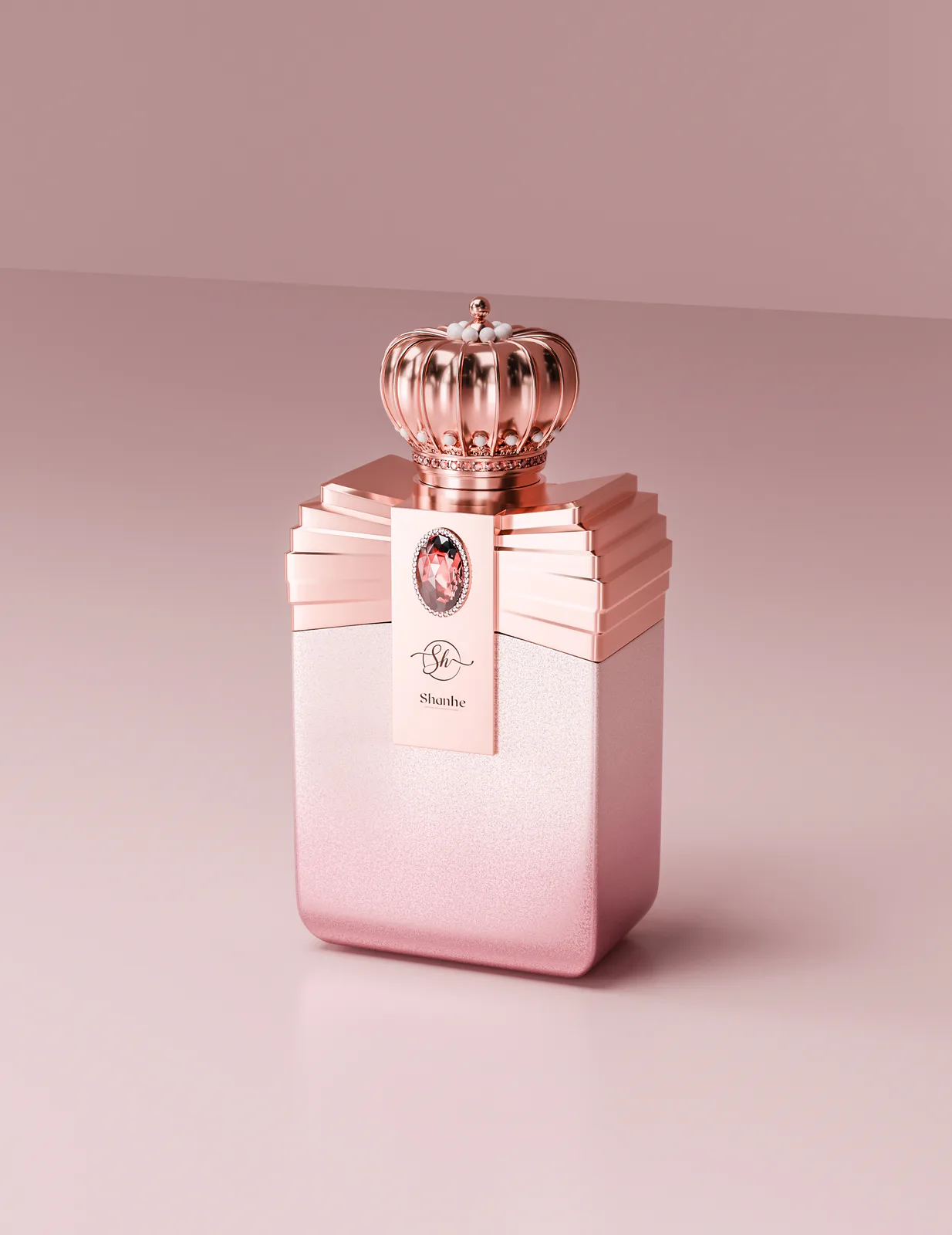 Refined Glass Perfume Bottle Concept image 2
