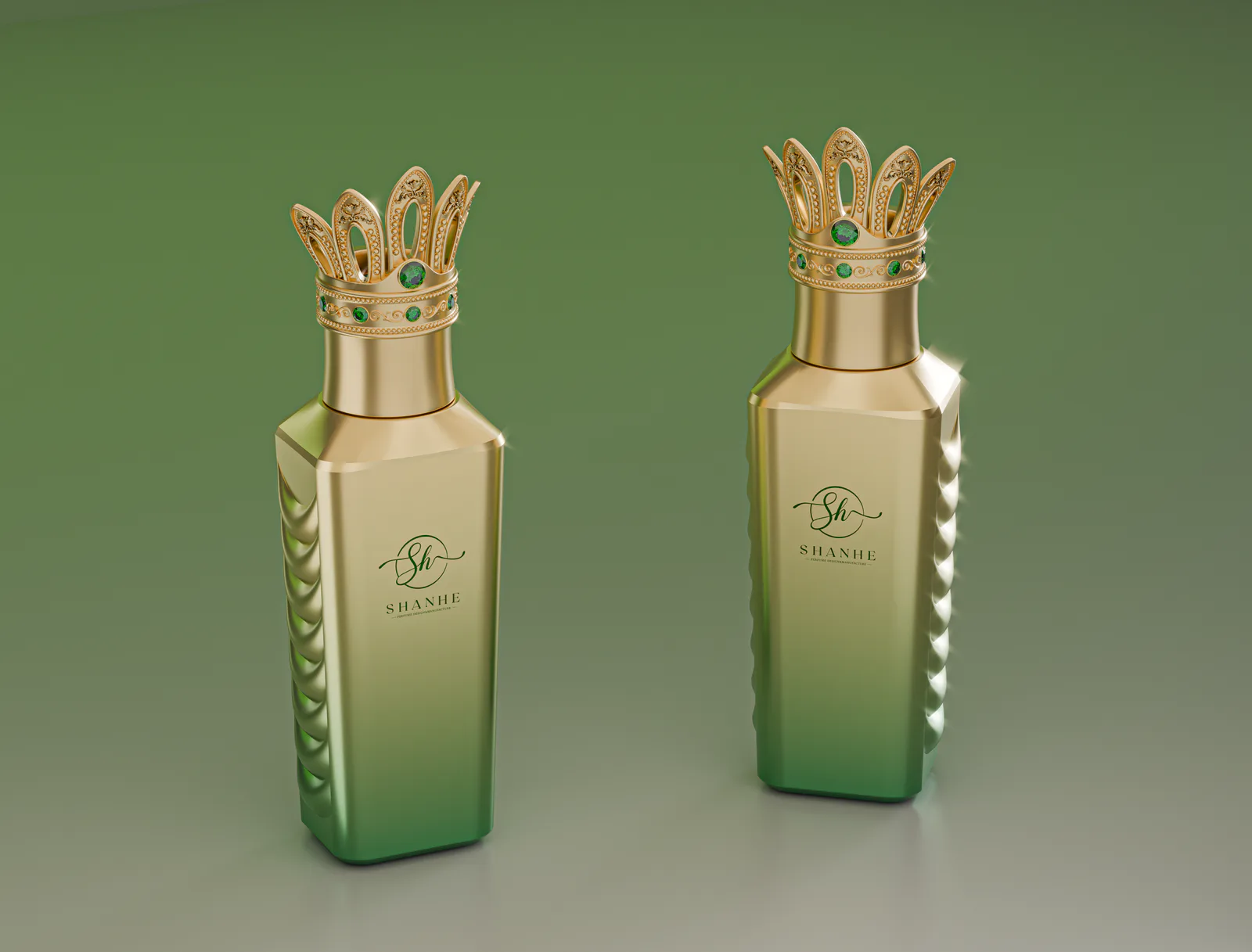 Creative Glass Perfume Bottle Concept