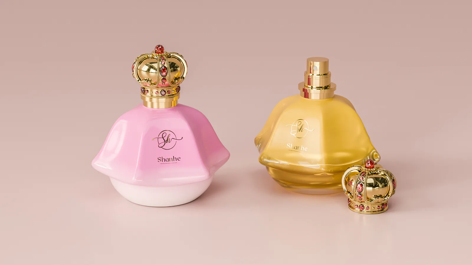 Signature Glass Perfume Bottle Concept image 2