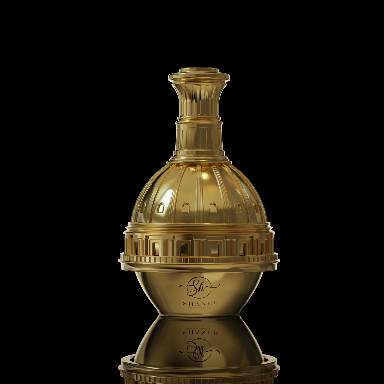 Sculptural Statement Perfume Bottle Design for Niche Brands