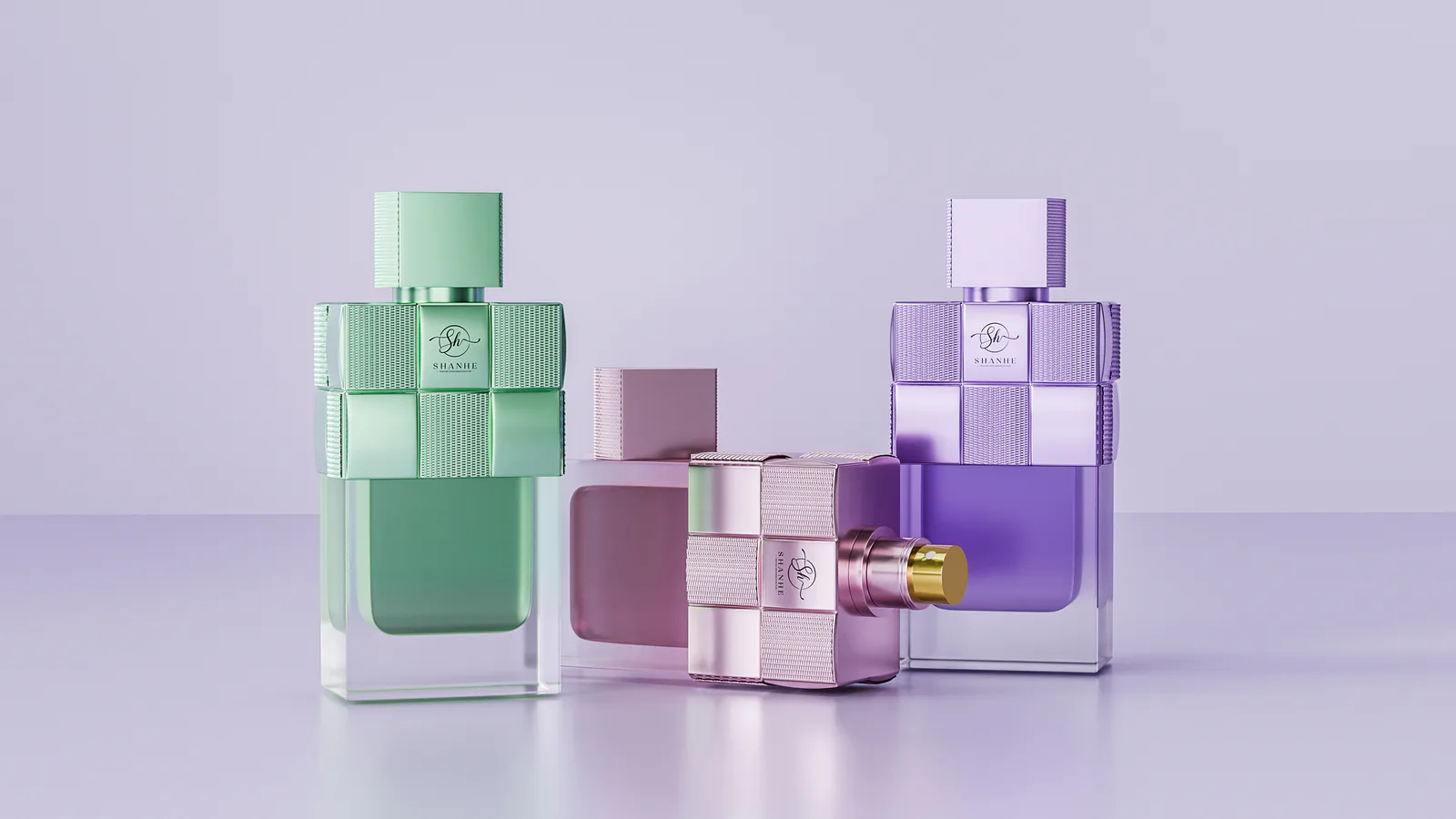 Contemporary Custom Fragrance Packaging Design
