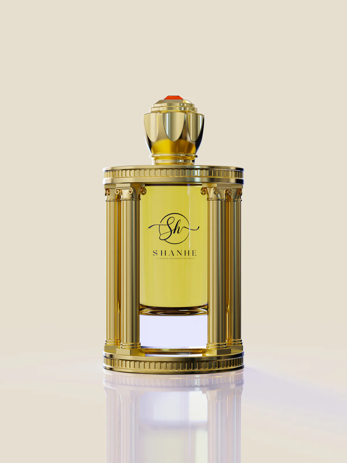 Artistic Statement Perfume Bottle Design for Niche Brands