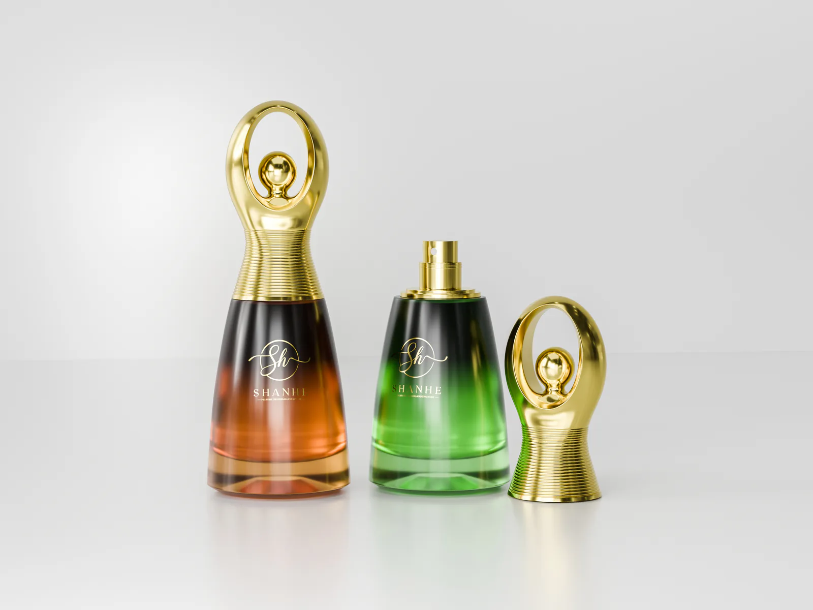 Sculptural Custom Fragrance Packaging Design
