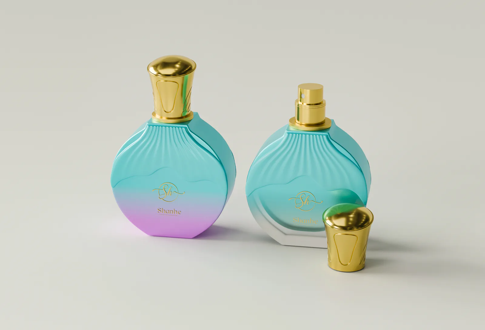 Premium Fragrance Bottle Design