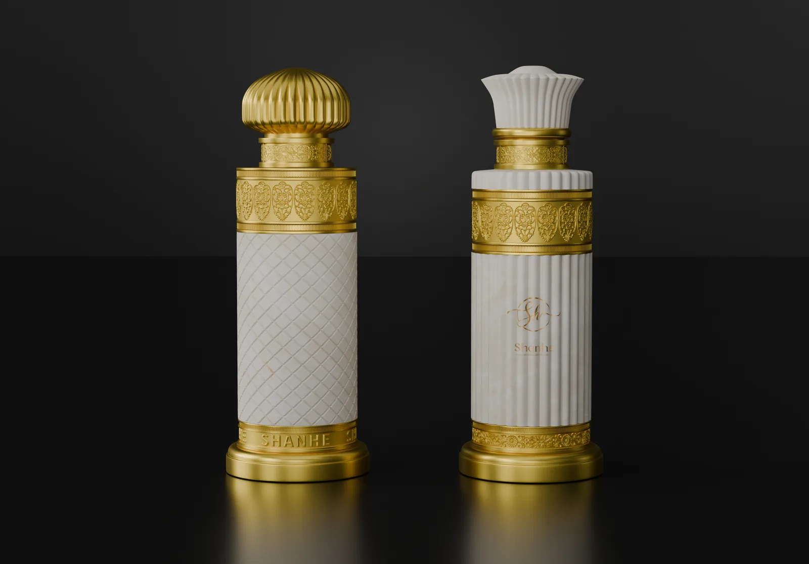 Elegant Perfume Bottle Development Concept image 2