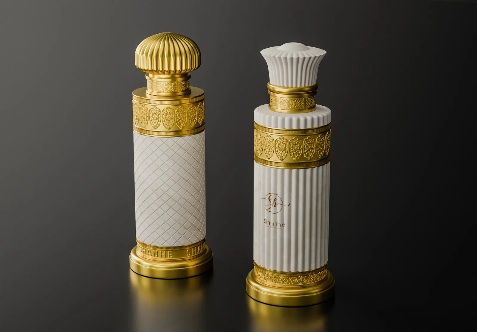 Elegant Perfume Bottle Development Concept image 3