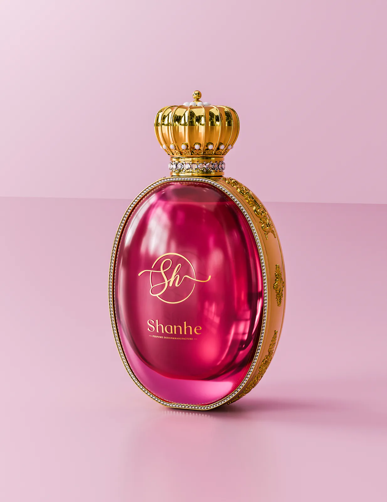 Luxury Glass Perfume Bottle Concept