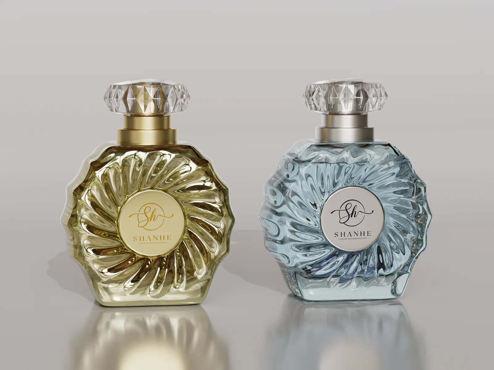 Contemporary Custom Fragrance Packaging Design for Niche Brands