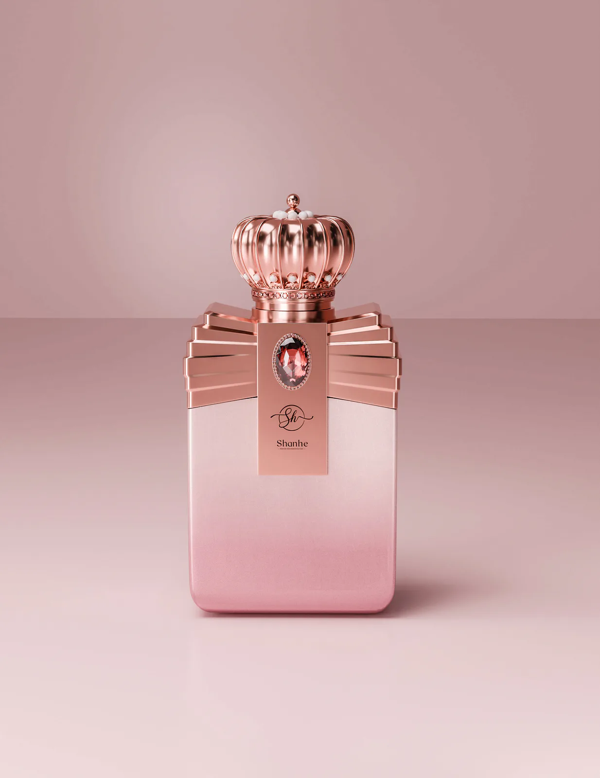 Refined Glass Perfume Bottle Concept image 3