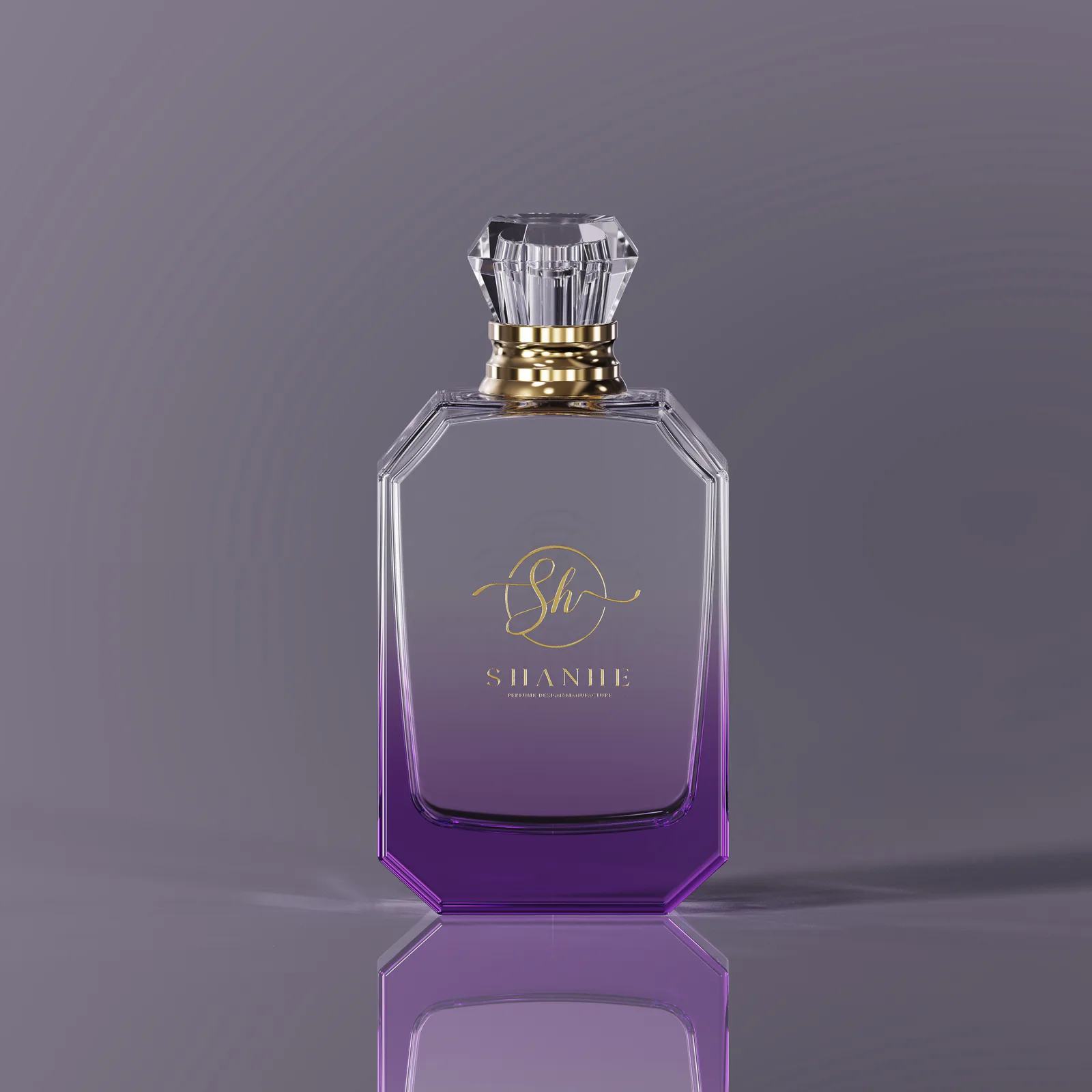 Elegant Designer Fragrance Bottle Concept image 2