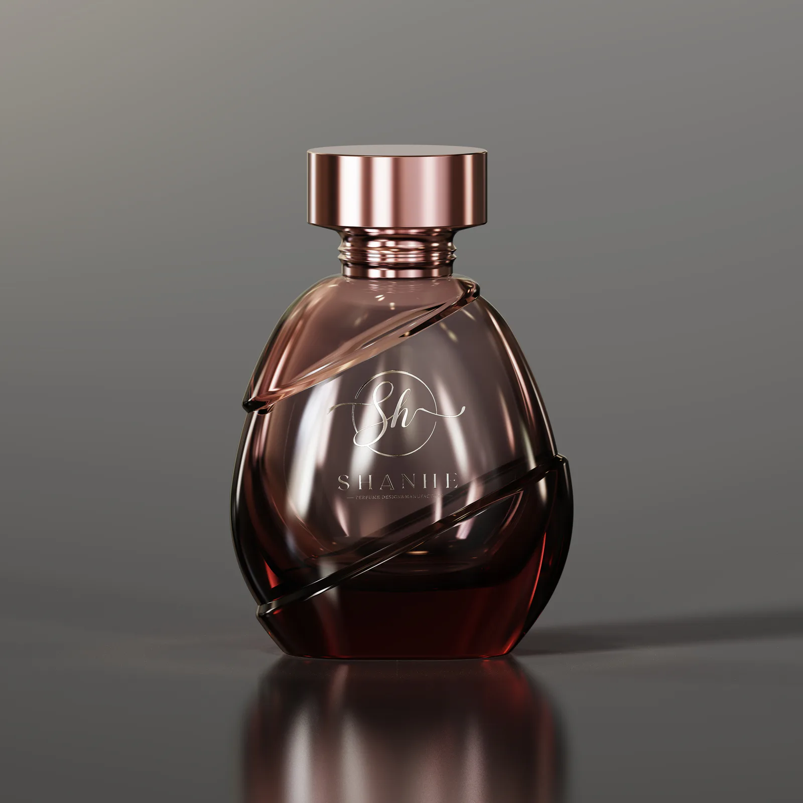 Sculptural Custom Fragrance Packaging Design for Niche Brands